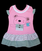 ausgefallenes Sweatkleid Rosa Art.Nr.:8872R