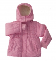 Kapuzen-Stepp-Jacke Rosa Art.Nr.:3214L