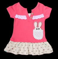 ausgefallenes Sweatkleid mit Strass Pink Art.Nr.:659P