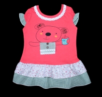 ausgefallenes Sweatkleid Rot Art.Nr.:R8872