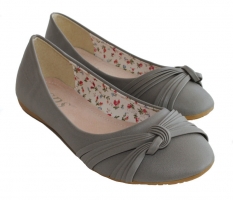 Damen-Ballerinas Grau Art.Nr.:11386G