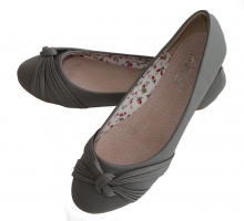 Damen-Ballerinas Grau Art.Nr.:11386G