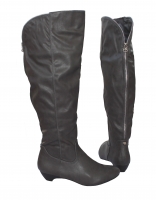 Damen-Stiefel mit Reiverschluss Grau Art.Nr.:S-602G