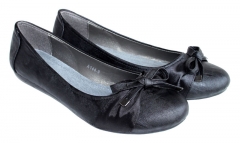 Damen-Ballerinas Schwarz Art.Nr.:A144S