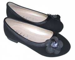 festliche Mdchen-Ballerinas Schwarz Art.Nr.:Y813S